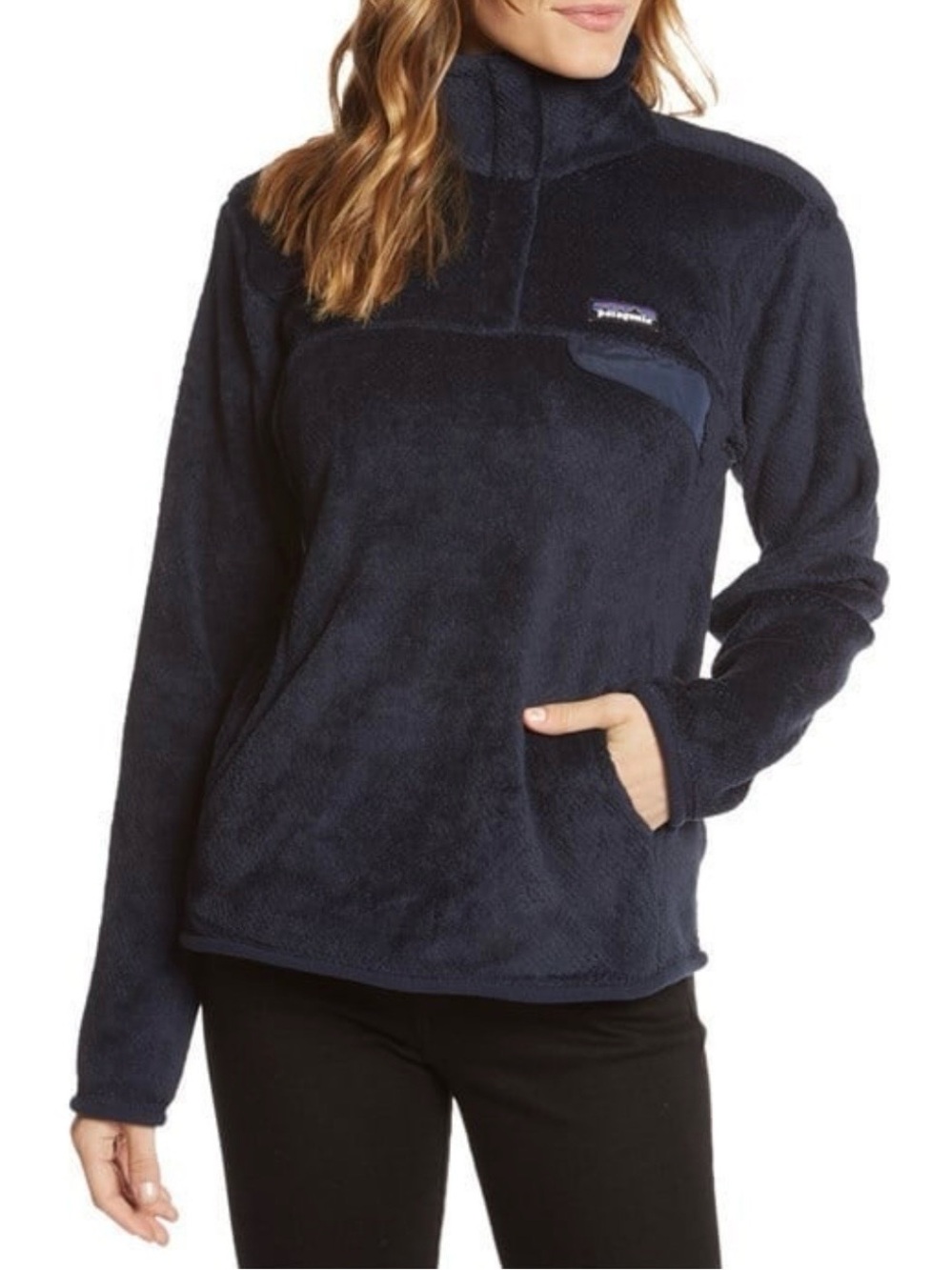 Patagonia Synchilla Snap-T Fleece Pullover Black Size M